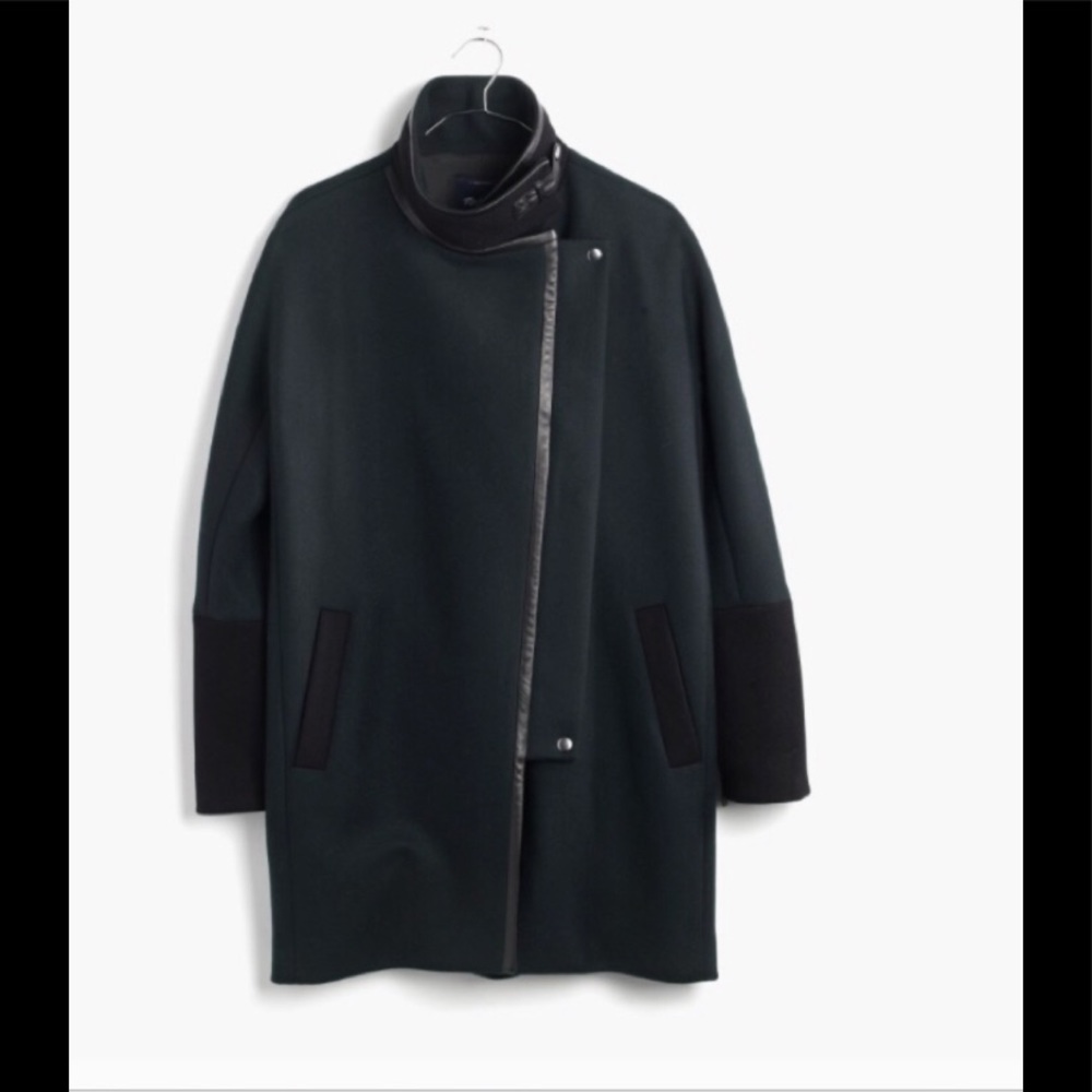 Madewell city grid coat